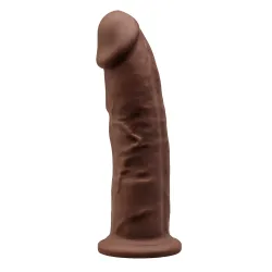 Dildo realistico ventosa SILEXD brown 22.8 cm Dildo realistico ventosa SILEXD brown 22.8 cm