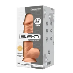 Dildo realistico testicoli SILEX carne 21.5cm Dildo realistico testicoli SILEX carne 21.5cm