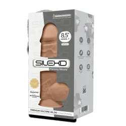 Dildo realistico testicoli SILEX caram 21.5cm Dildo realistico testicoli SILEX caram 21.5cm