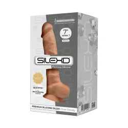 Dildo realistico testicoli SILEX caram 17.5cm Dildo realistico testicoli SILEX caram 17.5cm