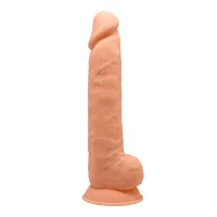 Dildo realistico testicoli SILEX pelle 26.6cm