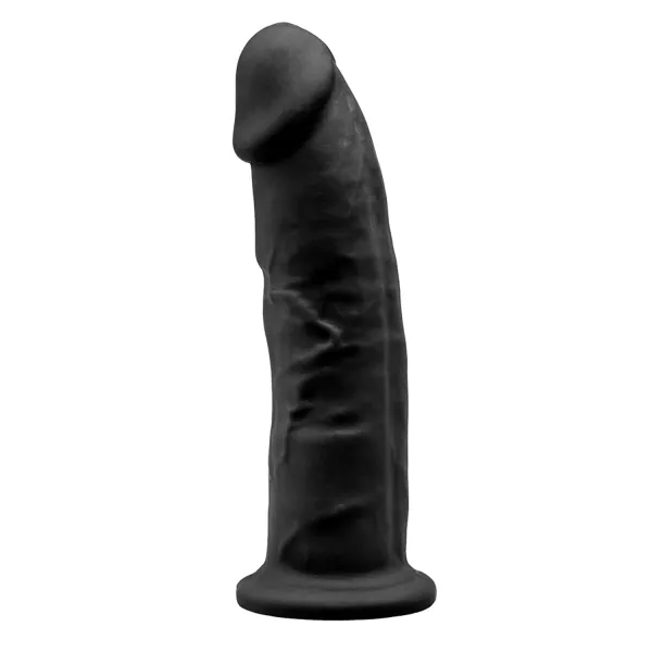 Dildo realistico ventosa SILEXD nero 23 cm