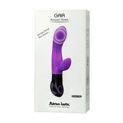 Vibratore vaginale rabbit Gaia a pile Vibratore vaginale rabbit Gaia a pile
