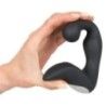 Vibratore prostatico nero in silicone Vibratore prostatico nero in silicone