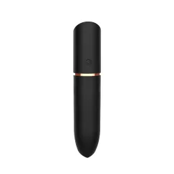 Mini vibratore bullet Rocket nero Mini vibratore bullet Rocket nero