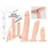 Kit 3 dildo realistici morbidi pelle chiara Kit 3 dildo realistici morbidi pelle chiara