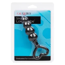 Butt plug graduato con Cuore 16 cm nero Butt plug graduato con Cuore 16 cm nero