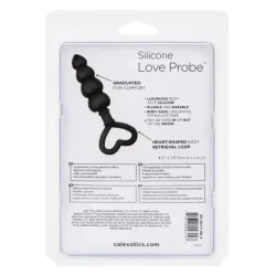 Butt plug graduato con Cuore 16 cm nero Butt plug graduato con Cuore 16 cm nero