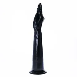 Mano con avambraccio fisting nero 40 cm Mano con avambraccio fisting nero 40 cm