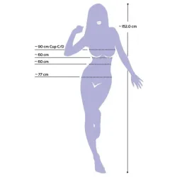 Bambola gonfiabile esotica Layla Bambola gonfiabile esotica Layla