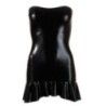 Sexy mini abito similpelle nero Sexy mini abito similpelle nero