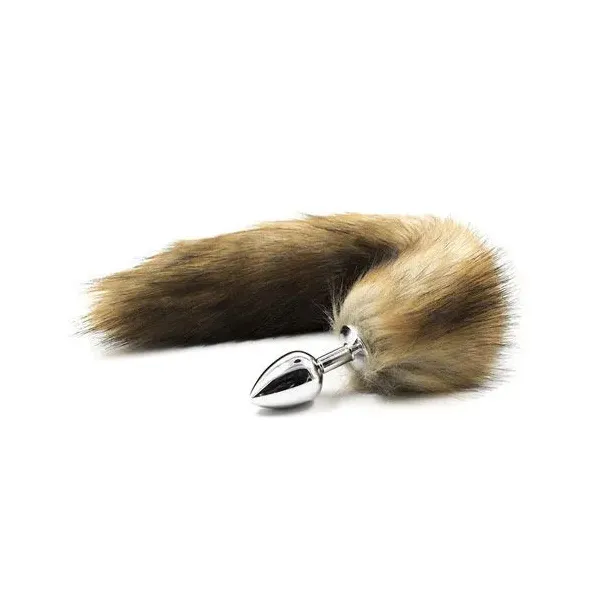 Plug anale con coda Fox Tail brown 45 cm