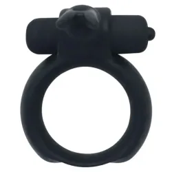 Anello pene vibrante con rabbit nero Anello pene vibrante con rabbit nero