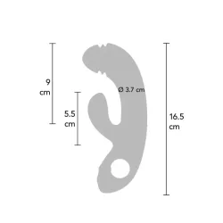 Vibratore Rabbit Harmony Dual Touch viola Vibratore Rabbit Harmony Dual Touch viola