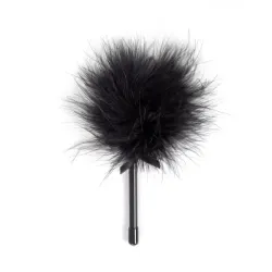 Mini Solleticatore piume marabù 13 cm nero Mini Solleticatore piume marabù 13 cm nero