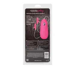 Pinze capezzoli vibranti e scaldanti fucsia Pinze capezzoli vibranti e scaldanti fucsia