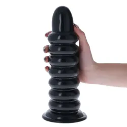 Dildo Anale XXL Extreme Torre nero 26 cm Dildo Anale XXL Extreme Torre nero 26 cm