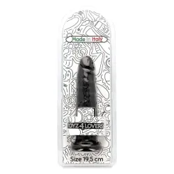 Dildo realistico Mec nero 19,5 cm Dildo realistico Mec nero 19,5 cm