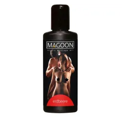 Olio massaggi erotici Fragola Magoon 100 ml Olio massaggi erotici Fragola Magoon 100 ml