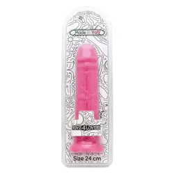 Dildo realistico ventosa Odell 24 cm fucsia Dildo realistico ventosa Odell 24 cm fucsia