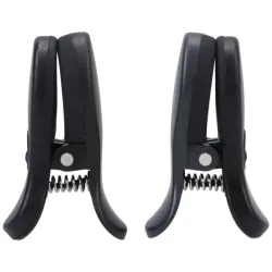 Pinze capezzoli vibranti wireless nere 2 pz Pinze capezzoli vibranti wireless nere 2 pz