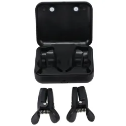 Pinze capezzoli vibranti wireless nere 2 pz Pinze capezzoli vibranti wireless nere 2 pz