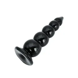 Butt Plug Maxi con sfere graduate 40 cm nero Butt Plug Maxi con sfere graduate 40 cm nero