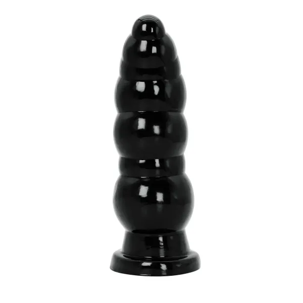 Butt Plug Maxi con sfere 24,5 cm nero