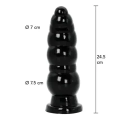 Butt Plug Maxi con sfere 24,5 cm nero Butt Plug Maxi con sfere 24,5 cm nero