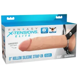 Imbracatura Strap-on con dildo cavo 21,5 cm Imbracatura Strap-on con dildo cavo 21,5 cm