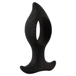Plug Anale vibrante 12 cm con buco nero Plug Anale vibrante 12 cm con buco nero