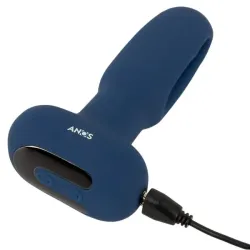 Plug Anale vibrante e lingua stimolante 14 cm Plug Anale vibrante e lingua stimolante 14 cm