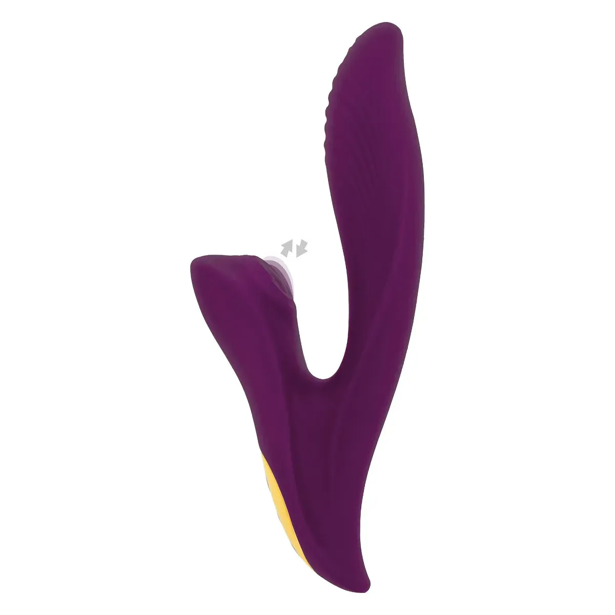 Vibratore doppia stimolazione tapping 20,5 cm