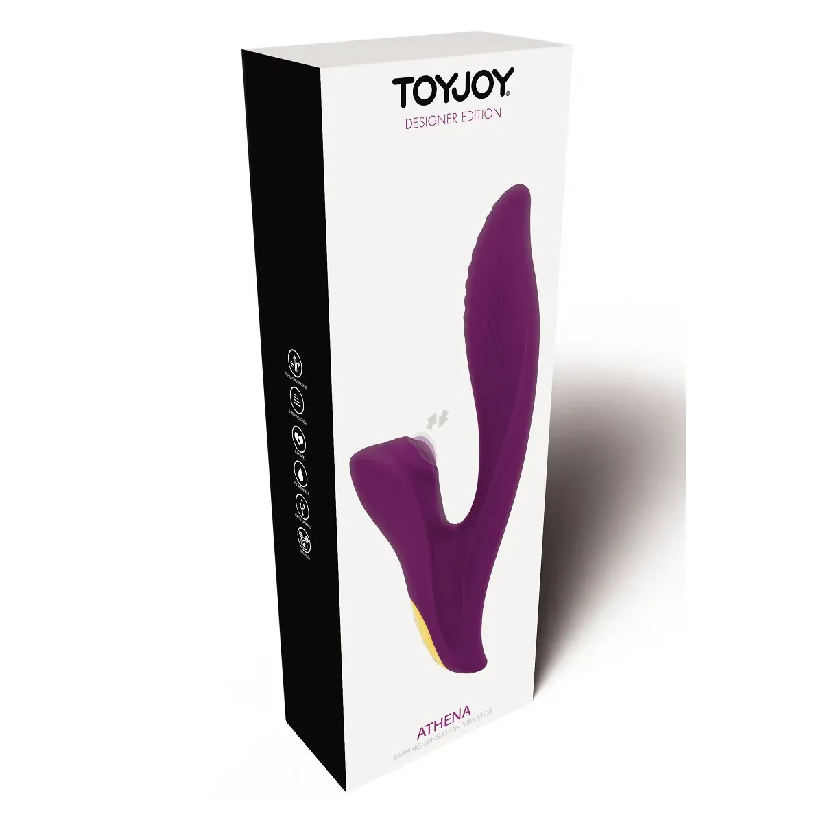 Vibratore doppia stimolazione tapping 20,5 cm