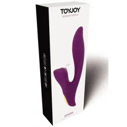 Vibratore Design Athena tapping viola 20,5 cm Vibratore Design Athena tapping viola 20,5 cm