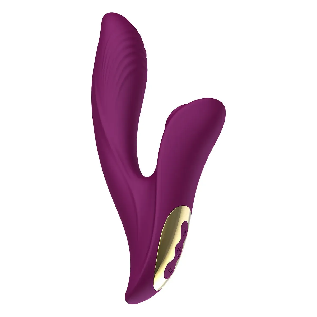 Vibratore doppia stimolazione tapping 20,5 cm