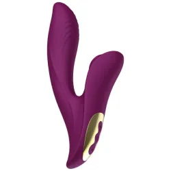 Vibratore doppia stimolazione tapping 20,5 cm