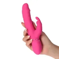 Vibratore Rabbit Thrill Bunny rosa 21 cm