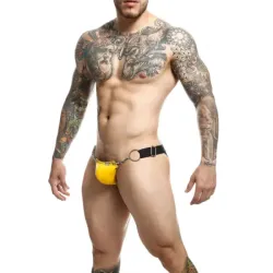 Jockstrap giallo catena+clip Dngeon Jockstrap giallo catena+clip Dngeon
