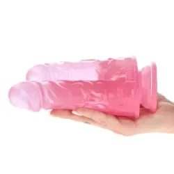 Dildo Doppio jelly Cabe rosa 17,5 cm Dildo Doppio jelly Cabe rosa 17,5 cm