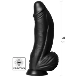 Dildo Monster vibrante Demon 28 cm nero Dildo Monster vibrante Demon 28 cm nero