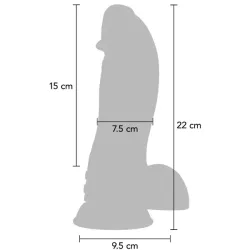 Dildo Monster vibrante Dinosauro 22 cm nero Dildo Monster vibrante Dinosauro 22 cm nero