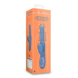 Vibratore Rabbit scaldante a spinta 24 cm Vibratore Rabbit scaldante a spinta 24 cm