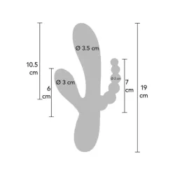 Vibratore Rabbit tarzan triple love Xocoon Vibratore Rabbit tarzan triple love Xocoon