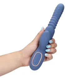 Vibratore Rabbit scaldante a spinta 24 cm Vibratore Rabbit scaldante a spinta 24 cm