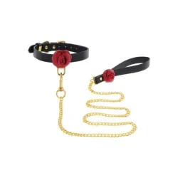 Collare e guinzaglio BDSM Wild Roses Taboom Collare e guinzaglio BDSM Wild Roses Taboom