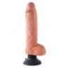 Fallo vibrante testicoli King Cock 25 cm Fallo vibrante testicoli King Cock 25 cm