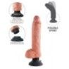 Fallo vibrante testicoli King Cock 25 cm Fallo vibrante testicoli King Cock 25 cm