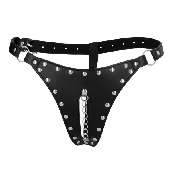 Tanga di castità con catenella donna
