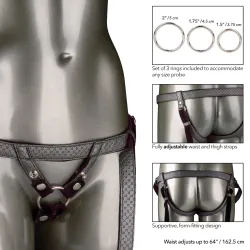 Imbracatura argento strapon donna Her Royal Imbracatura argento strapon donna Her Royal